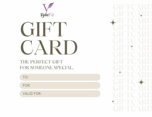 Tarjeta de regalo de VybeFit (Digital)